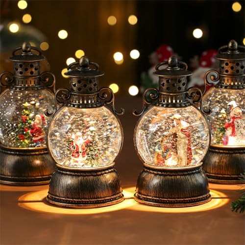 Figurine de Père Noël musicale lumineuse, le cadeau déco de vacances idéal