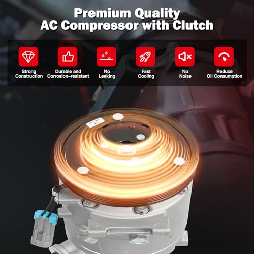 Image of Air Conditioning Compressor for Pontiac Solstice for Saturn Sky 2.0L 2.4L