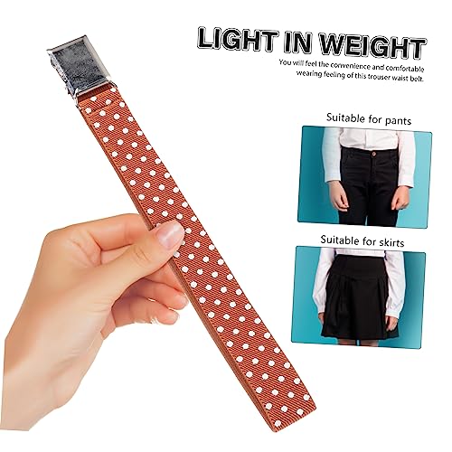 4 pcs Elastic Belts Stretchy Waistbands for Boys Lightweight Comfortable Waist Belts for Jeans and Dress Pants4