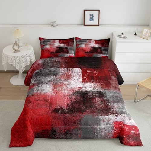 Erosebridal Ombre Bedding Sets for Kids Teens Adult,Oil Painting Comforter