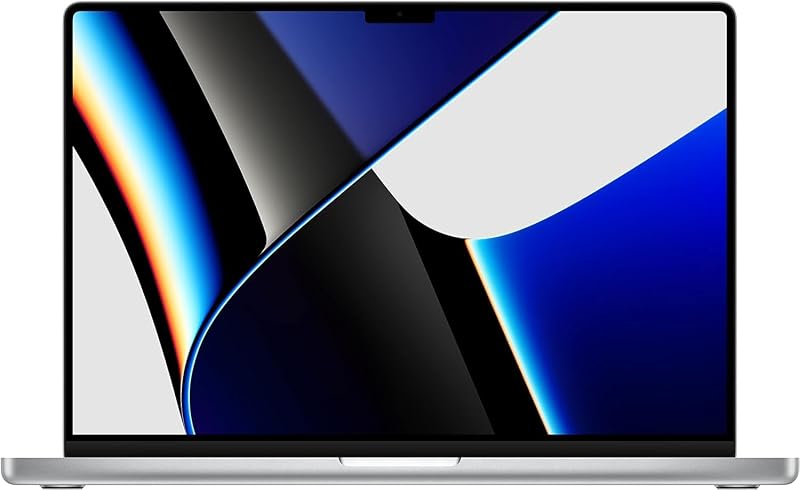 2021 Apple MacBook Pro with Apple M1 Pro Chip (16-inch, 16GB RAM, 512GB SSD Storage) (QWERTY English) Silver (Renewed)