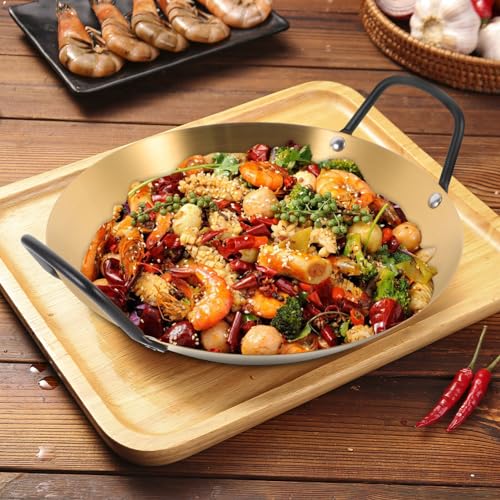 Wok de Acero Inoxidable con Doble Asa Antiadherente miniatura 4