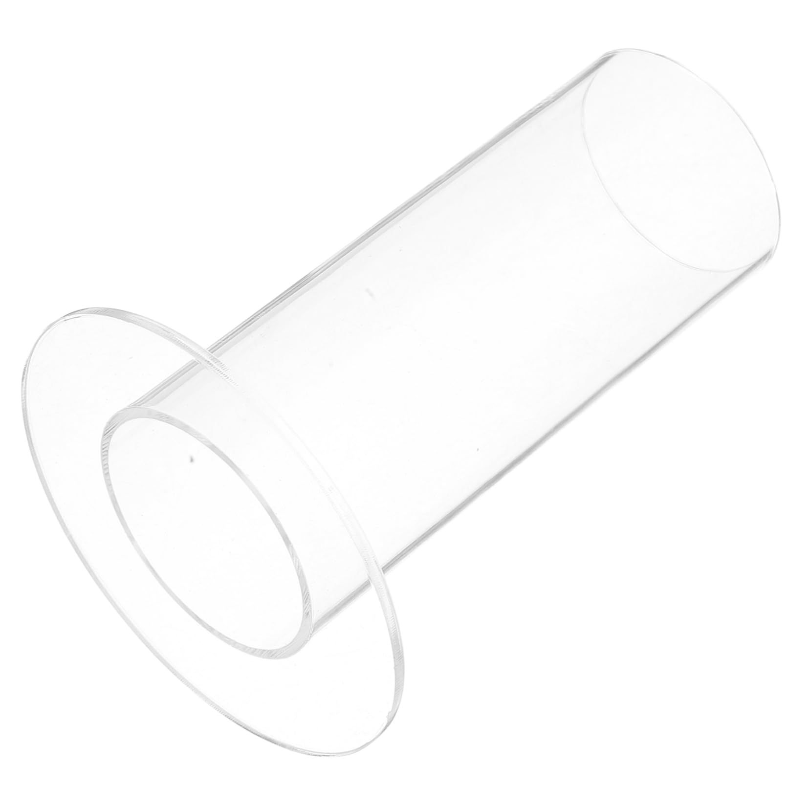 BESTYASH Acrylic Scrunchie Holder Stand Clear Hair Tie Organizer for Headbands Bracelets and Jewelry Compact Vertical Storage Display Rack for Small Spaces Durable and Stylish Design