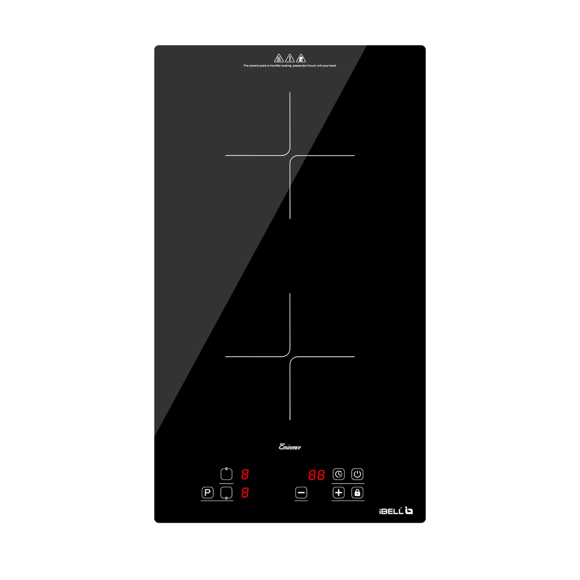 IBELL Induction Hob - 2 Zones, Touch Controls -1