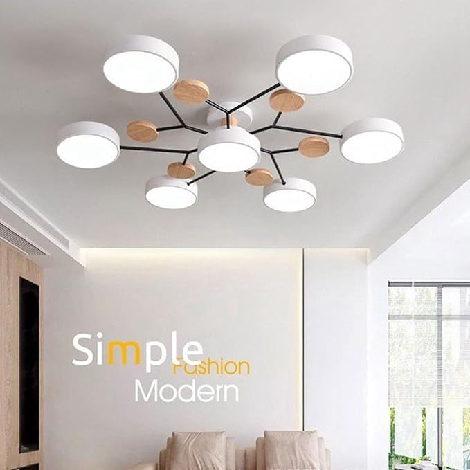 Lustre LED moderne Sputnik à intensité variable trois températures - 7