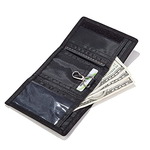 Leyeve Wallet,Kids Christmas Gifts,Birthday Gifts Wallet,Kids Wallets For Boys,Rfid Trifold Canvas Outdoor Sports Wallet For Kids,Front Pocket Wallet With Magic Sticker-Green Camo #TOP4