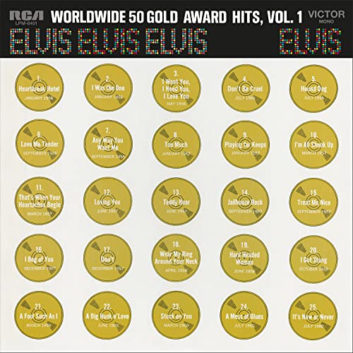 Worldwide 50 Gold Award Hits Vol. 1 - Limited 180-Gram Gold & Black Marble Colored Vinyl 4LP Boxset - Vinyl release thumbnail