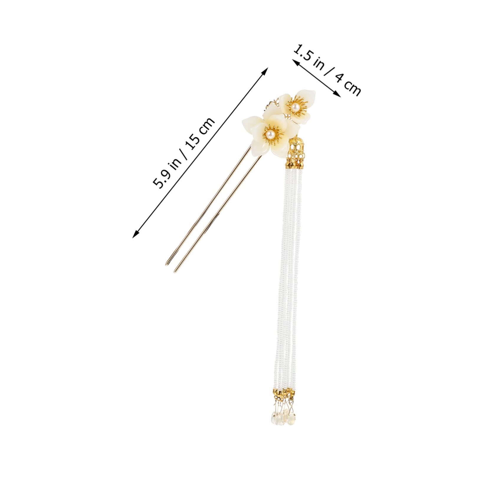 DOITOOL 3stücke Retro Antike Haarnadel Quaste Und Blumenmotiv Elegante Haarspange Für Partys Hochzeiten Und Fotoshootings Accessoire Für Frauen Und Mädchen