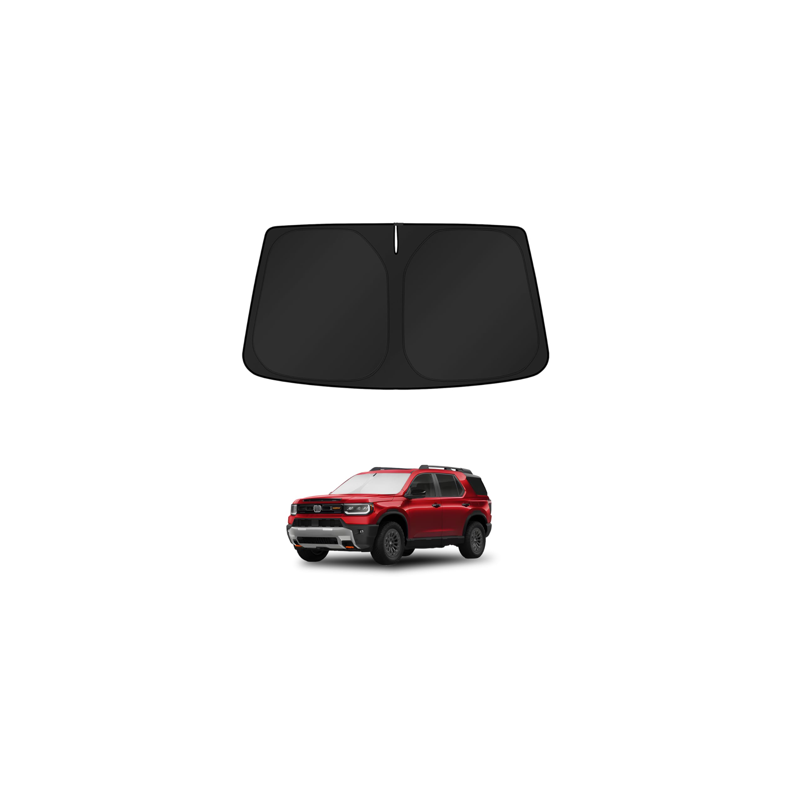 KUST Windshield Sun Shade for Honda Passport 2026 Window Accessories Shade Sun Visor Cover Foldable Block UV Rays