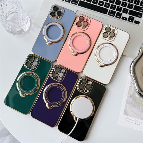 Housse magnétique iPhone 7 antichoc ENILSA étui TPU vert avec support