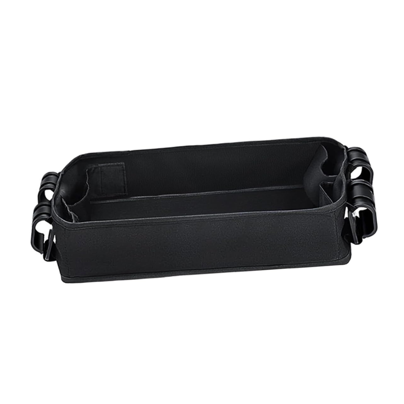 Vassoio per Passeggino Portabicchieri, in Tela, Clip-on, Stabile e Regolabile, per Viaggio, per Bebè e Ragazzo Ragazza Piccoli | Organizzatore Clip-on per Viaggio, Tela Canvas, Stabile e Leggero, Maniglia Regolabile