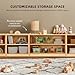 OOOK Montessori Shelf, Toy Organizers and Storage, 2-Tier Toddler Bookshelf Suitable for Classroom, Kindergarten, Kids Room, Playroom and Daycare Center