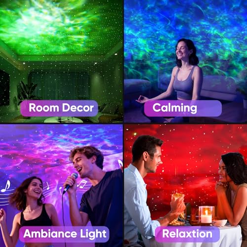 Astronaut Galaxy Star Projector Light, Aurora LED Night Light Lamp for Bedroom,Adults Kids Room Decor, Space Starry Nebu - Additional View