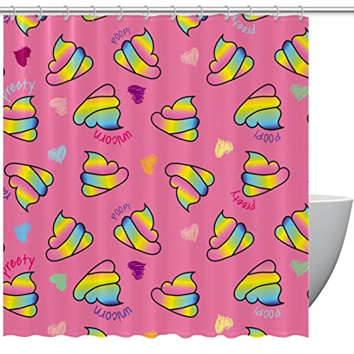 Rideau de douche, motif Winnie l'Ourson Arc-en-ciel, 60 x 72, 66 x 72, 72 x 72