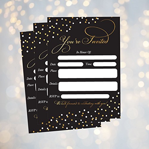 Invitaciones de boda para rellenar pack de 50 y tarjetas bachelorette party 3