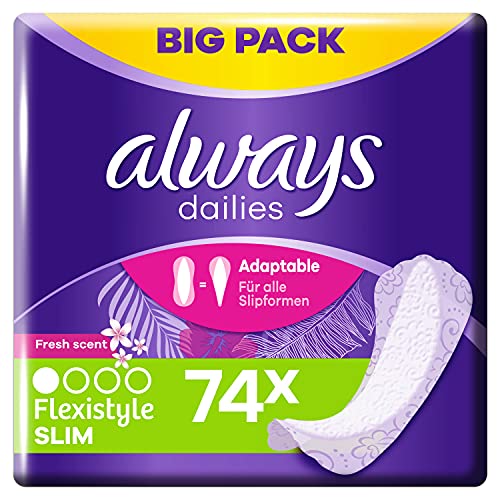 always Slipeinlage Flexistyle Slim Fresh BigPack 74