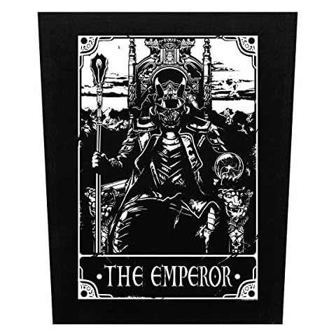 Deadly Tarot The Emperor Back Patch Black 29.5x36cm Cover