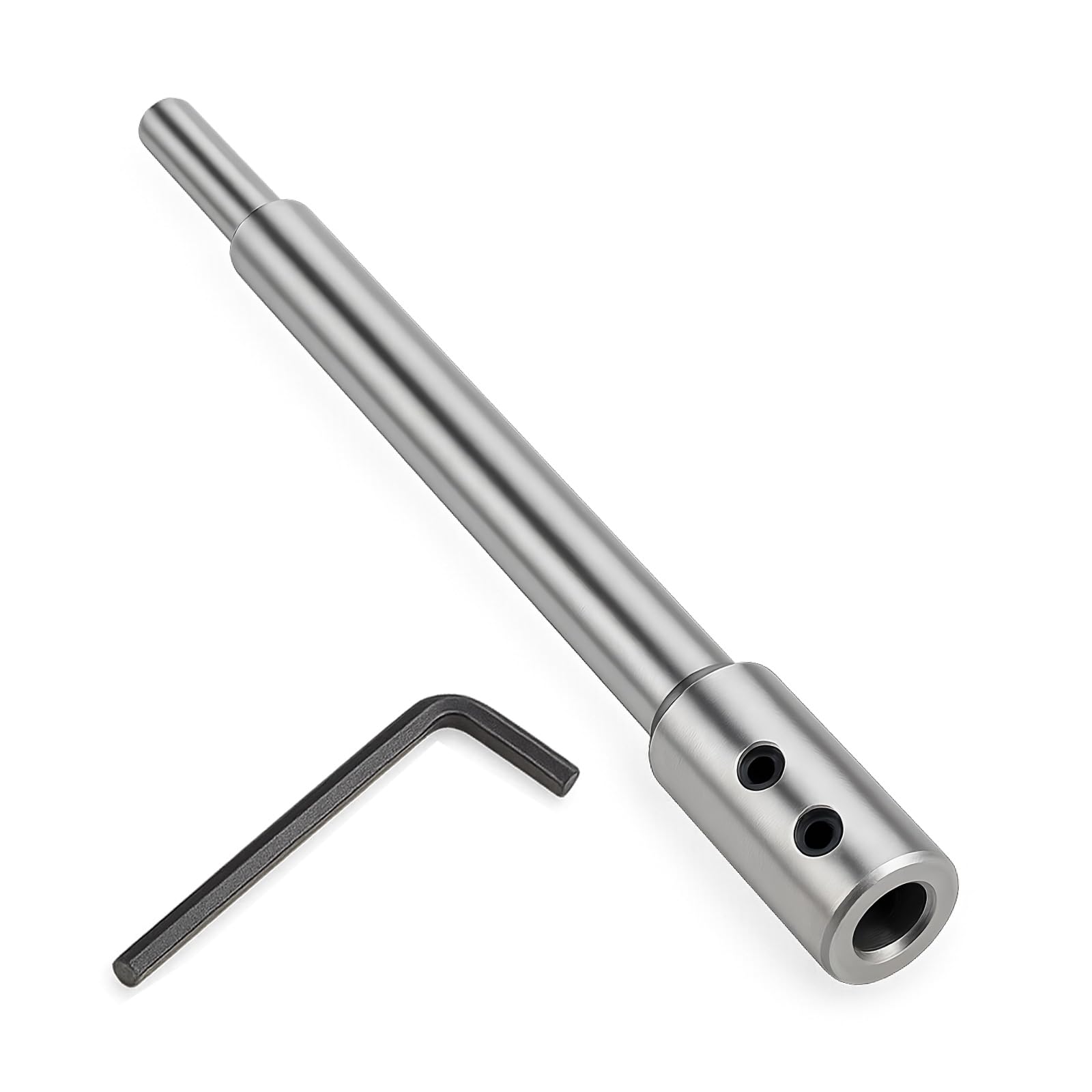 Saipor 6.8 inch Long Forstner Bit Extension, Adding Over 5.6 inch of Drilling Depth to Your Forstner Bit, 3/8-inch Shank Dia