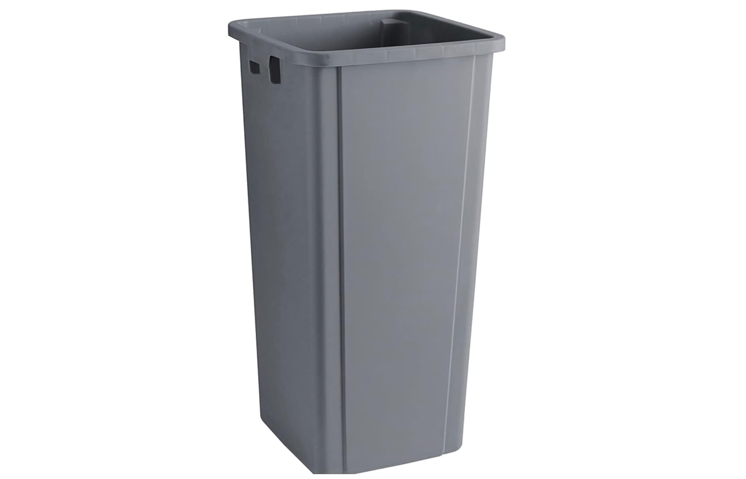 PRO&Family 92 Qt. / 23 Gallon / 87 Liters Gray Square Trash Can. Trash Bin Kitchen Garbage Can Waste Basket Recycle Bin