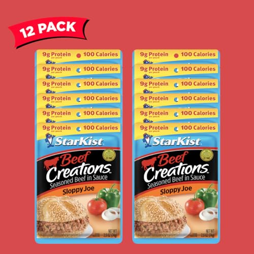 Image of StarKist Beef Creations Sloppy Joe, 2.6 oz Pouch, 12 pack