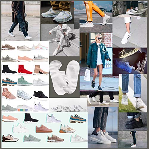 Mottee&Zconia No Show Sock Low Cut Ankle Short Socks for Men/Women Basic Casual Anti-skid Cotton Socks with Non Slip Grips4