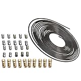 [Bremsleitungsverbinder] Material: Kupfer, passend für Bremsleitung-Ø: 4,75 mm, Länge: 24,00 mm, Gewinde: M 10 x 1