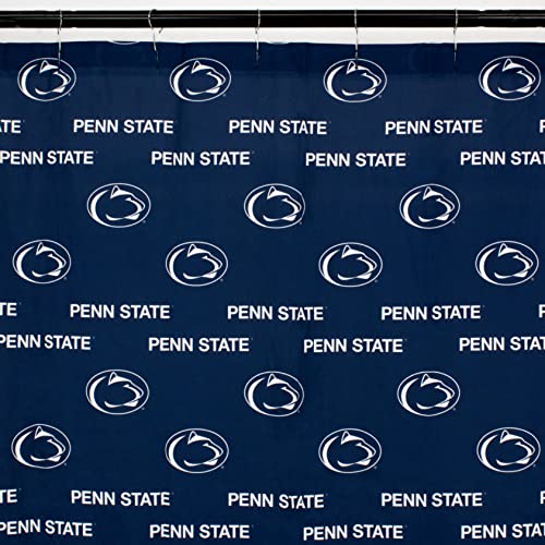 Image of College Covers Everything Comfy Penn State Nittany Lions Bright and Colorful Shower Curtain Cover 70 inch x 72 inch