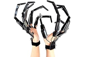 Halloween Articulated Finger Extensions | Cosplay Witch Ghost Gloves Claws Extender Wearable Skeleton Hand
