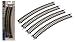 Life Like Code 100 Nickel Radius Curve Toy (4 Pack), Silver, 18
