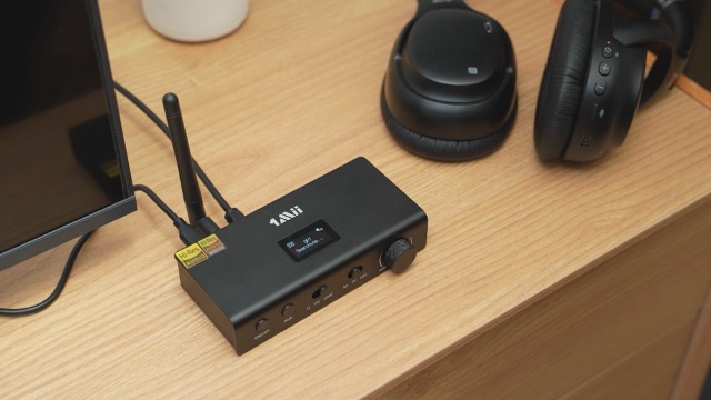 1Mii HiFi Bluetooth トランスミッター レシーバー　DS700 1Mii DS700 HiFi Bluetooth Transmitter Receiver with DAC, LDAC Hi