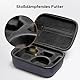 UGREEN Kameratasche Schutzhülle für DJI OSMO Action 5 Pro und Zubehör Wasserdichtes und stoßfestes Hardcase tragbare Reisetasche Aufbewahrungstasche Kompatibel mit DJI Action 3/4/5 Pro (Schwarz)