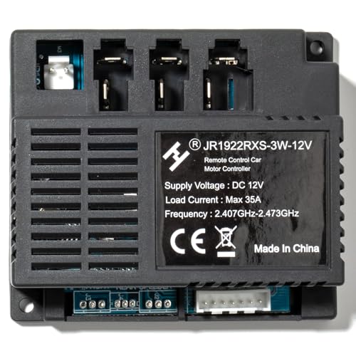 JR1922RXS-3W-12V Remote Control Car Motor Controller for Ride on Toys Motherboard Control Box for Children Electric Kids Ride On Car Replacement Parts