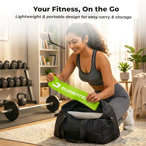 Image of Resistance Bands Set of 5 (Ultra Light to Ultra Heavy) Booty Bands for Unisex | Mini Loop Hip Bands for Toning Glute, Leg & Squat Training | Exercise Bands for Gym, Yoga, Pilates, Fitness