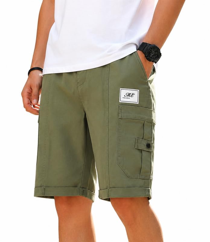 the kab's Cotton Shorts for Men | Casual Shorts Pant for Men | Bermuda Pants with Pocket Style-picture-15