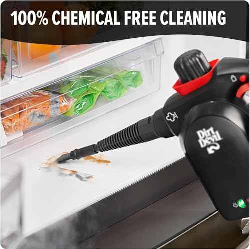 Dirt Devil 7-in-1 Handheld Steamer, Pressurized Steam Cleaner for Home Use, XL Water Tank, Includes Specialized Cleaning Tools, Portable Steam Cleaner for Bathroom, Clothes, Furniture and More image 2