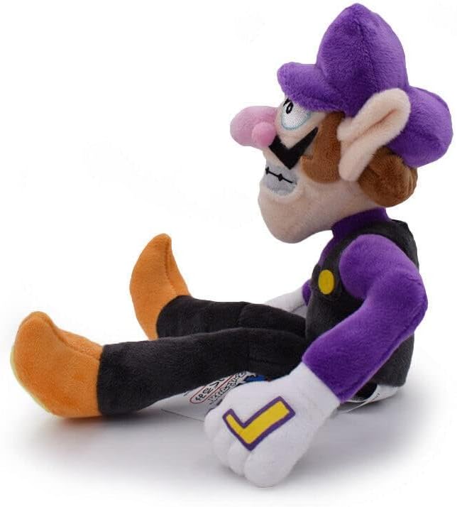 Miniatura 3 de Anime Wario - Muñeco de peluche Waluigi, figura de Wario y Waluigi, 9-10 pulgadas (Waluigi de 10 pulgadas)