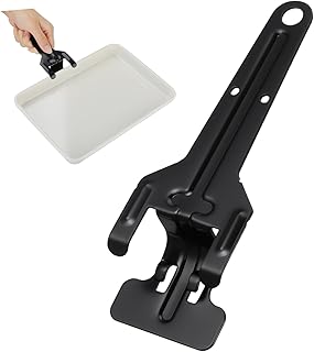 オーブントレー用断熱クリップ 耐錆素材 人間工学ハンドル 、多機能キッチンツール 省スペース設計 やけど防止対応