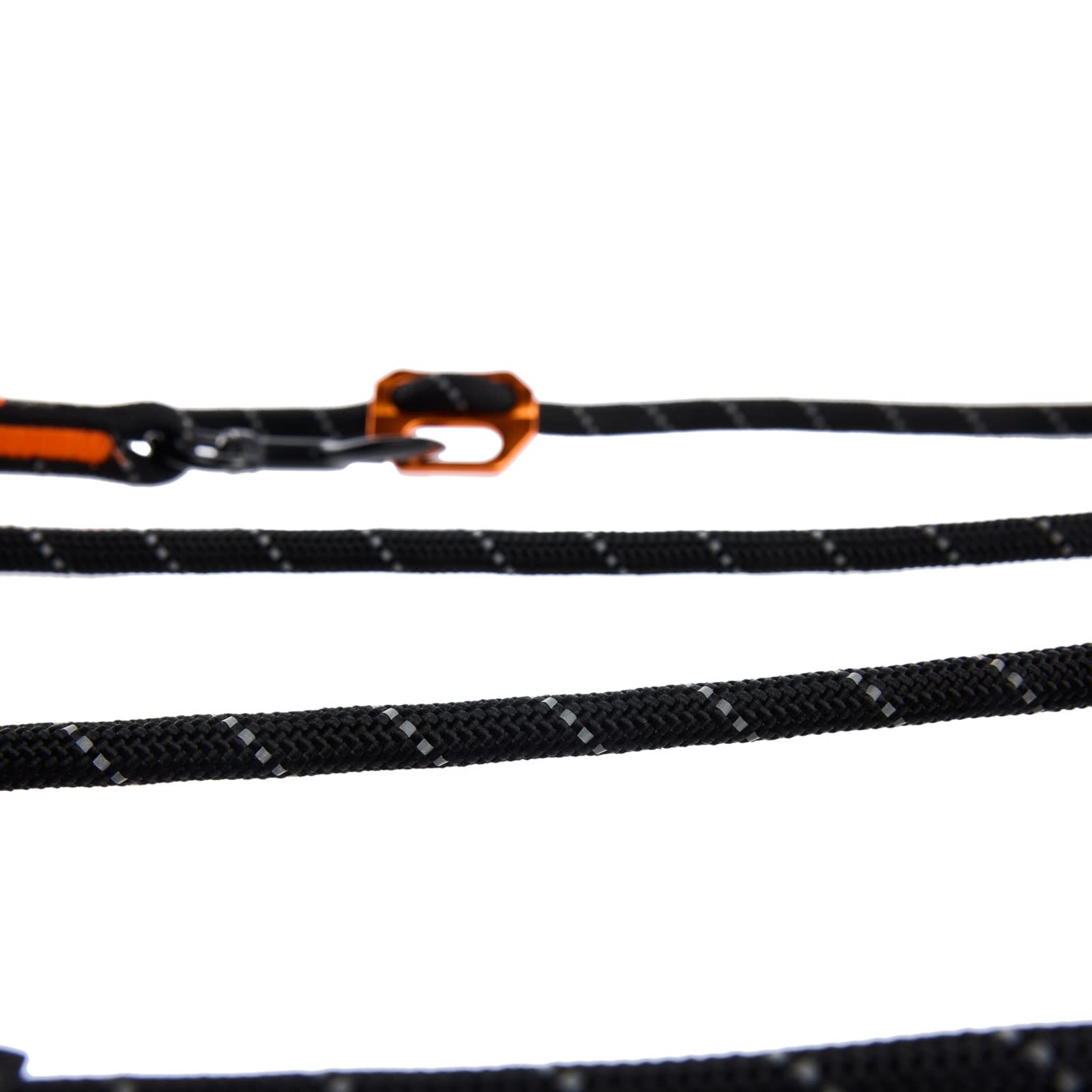 Non-Stop dogwear Rock Leash Adjustable Black | Multiline, leicht verstellbar