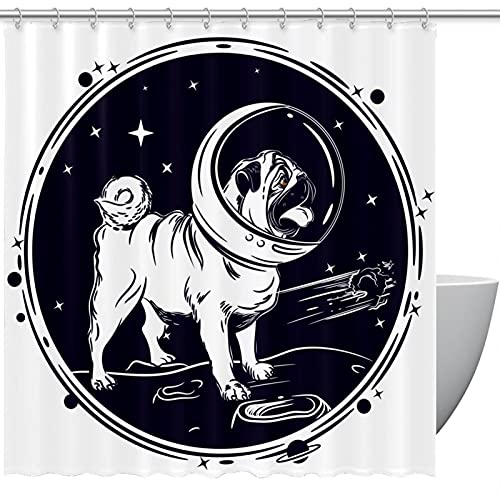 Rideau de douche imperméable lavable pour éviter les inondations de salle de bain - 2