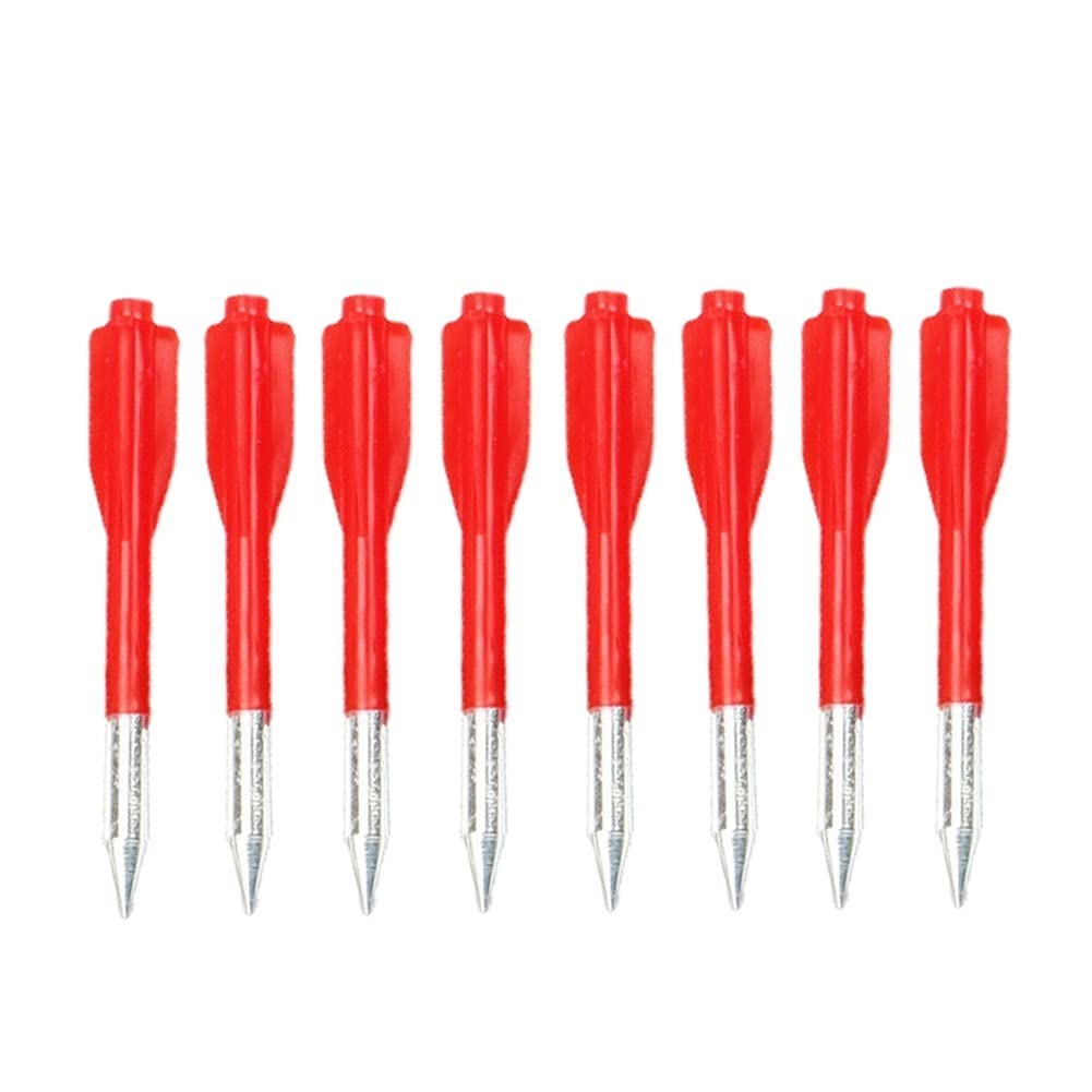 TISTIKCompound Bow Kit, Red Semi-autmatic Slingshot,Short Fishing Arrow Catapult Bow, Outdoor Tools