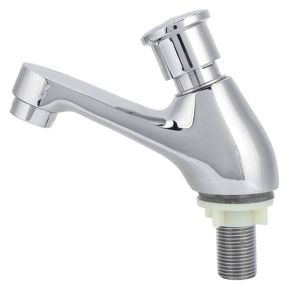 Fdit Grifo de Lavabo de Cobre G1/2, Monomando de Agua Fría, Resistente a la Corrosión con Certificación WaterSense, para Hogar Cocina Baño Lugares Públicos