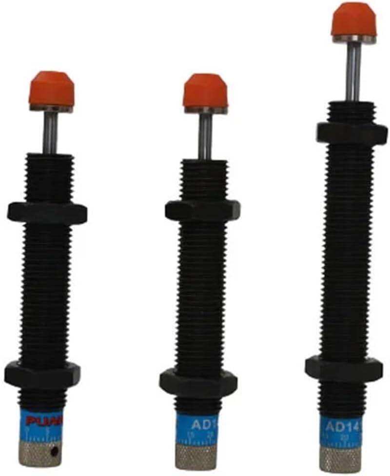 AD3660 Pneumatic Hydraulic Shock Absorber - Industrial Buffer Rubber, 60mm Stroke, Vibration Reduction, Noise Control, 1pc