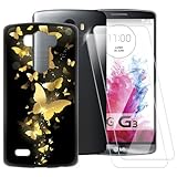 Material prémium: hecha de silicona TPU de alta calidad, la funda del teléfono es ligera, delgada y flexible, manteniendo la estética del teléfono original. Ligero y cómodo, fácil de instalar y quitar, resistente al amarillamiento, larga vida útil, reutilizable y lavable. Con 2 protectores de pantalla de vidrio templado de alta calidad, dureza 9H, material de vidrio templado súper resistente a las explosiones.