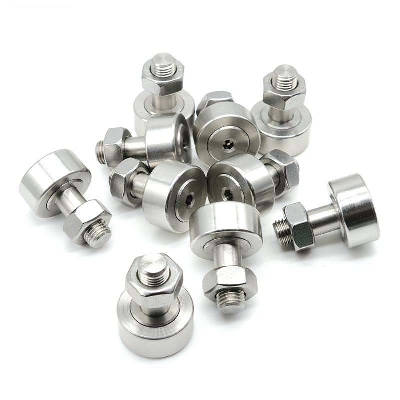 1Pcs CF10-1 SUS304 Stainless Cam Follower Bearing KR26 Roller Track Runner Bearing M10X26X36.2 mm
