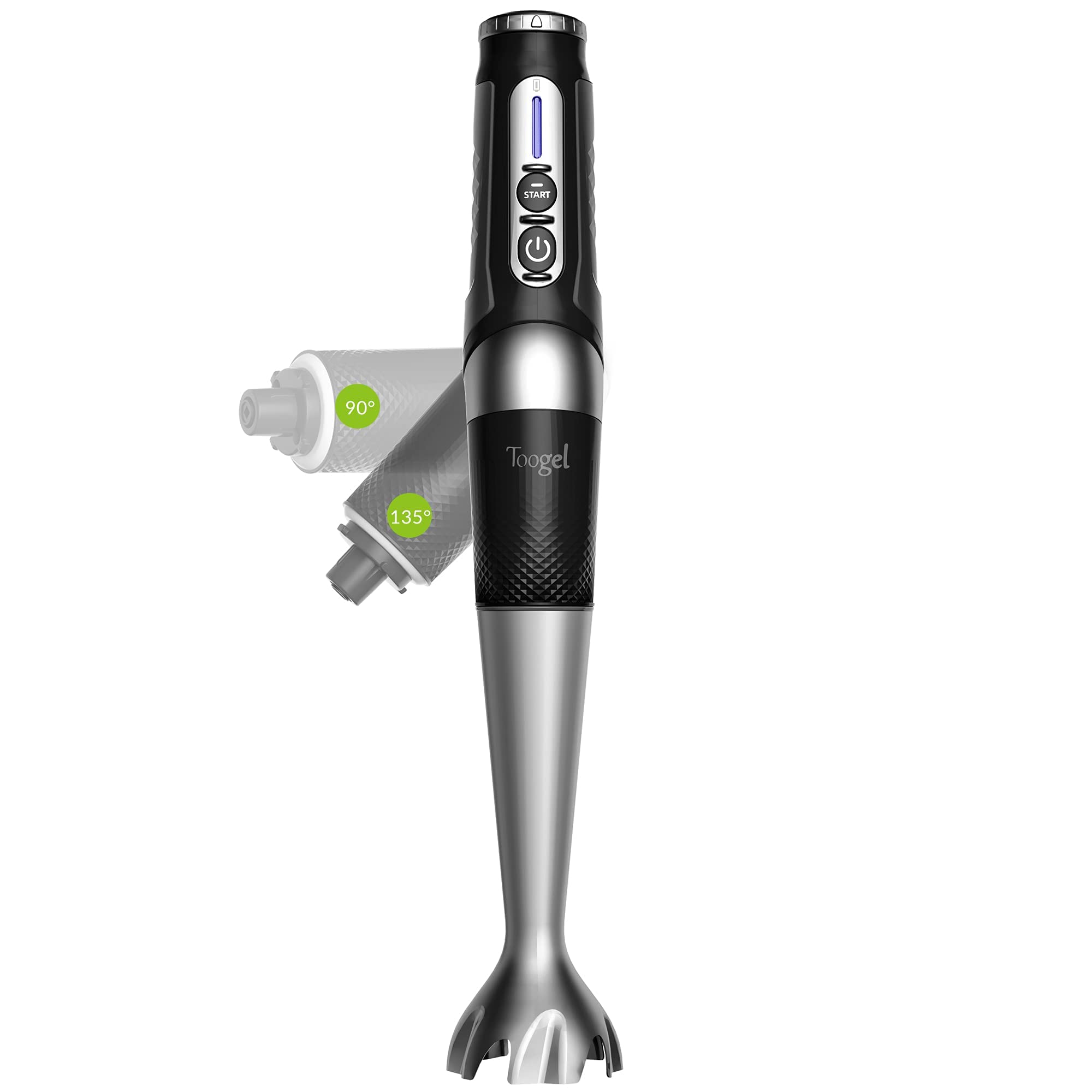 Toogel 4in1 Cordless Hand Blender, USB Rechargeable Handheld