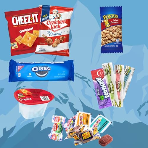 Snack Mountain Care Package Variety Halloween Snack Box Back To School Gift Basket Food Gifts For Office Teens Ultimate Treat Box For Adults & Kids Variety Pack Candy Gift Basket Movie Night Bundle Set College Guys Girls thumb #1