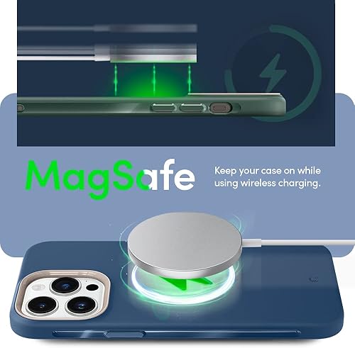 Miniatura 5 de CYRILL UltraColor Mag - Funda compatible con iPhone 14 Pro Max Magsafe (2022), funda para iPhone 14 Pro Max para hombres con TPU de tacto de
