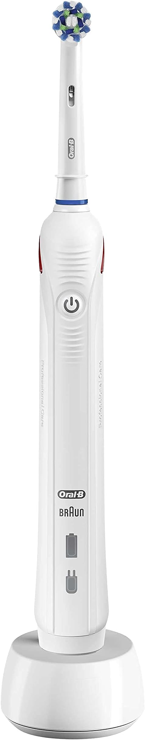Oral-BPro 2 2000 Cross Action Toothbrush, 1 Handle, 1 Toothbrush Head