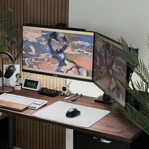 Image of Kado 2-Pack 24.5 inch 165Hz 1ms 1920x1080 Flat Screen FHD Computer Monitor | AMD FreeSync Premium Panoramic Gaming Multi-View Split Screen Streaming, VESA Mount DisplayPort HDMI Built-in Speakers