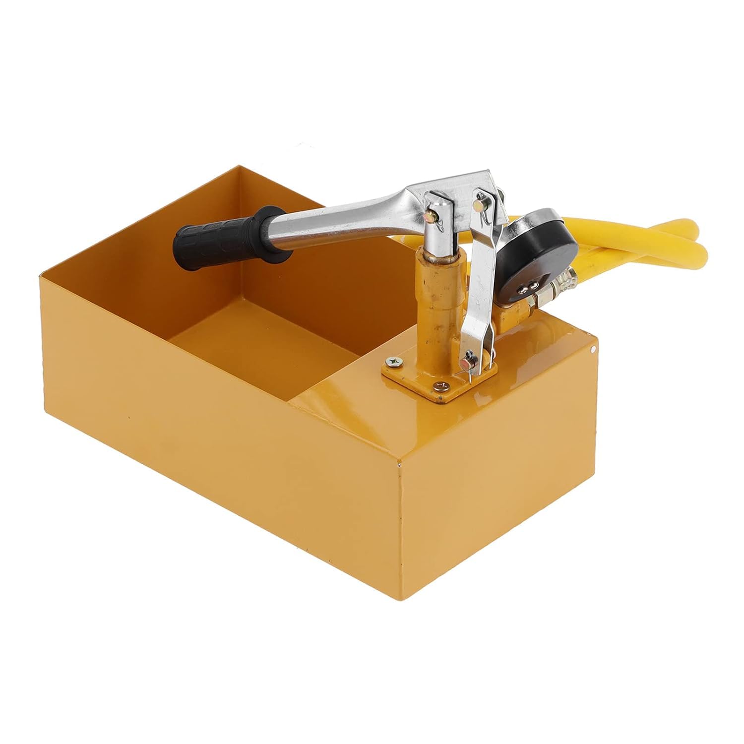 HELLARO Hydraulic Testing Pumps, Good Gas Tightness Universal Brass Clear Scale Manual Pressure Test Pump with Filter for Home